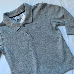 ZARA Boys Long Sleeve Polo